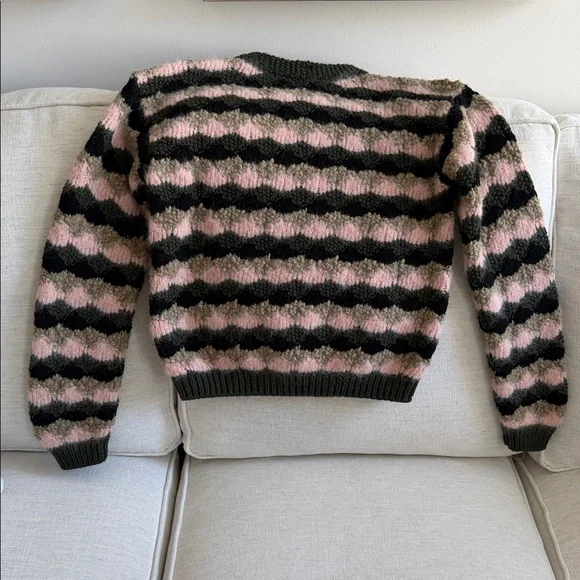 Moncler Wool & Alpaca Blend Striped Sweater - Picture 4 of 7